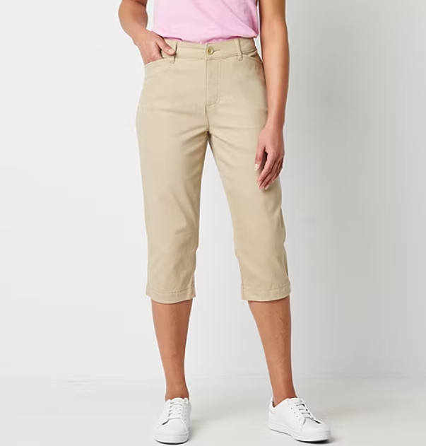 St John's Bay's Women's Slender Mid Rise Capris - St Johns Bay